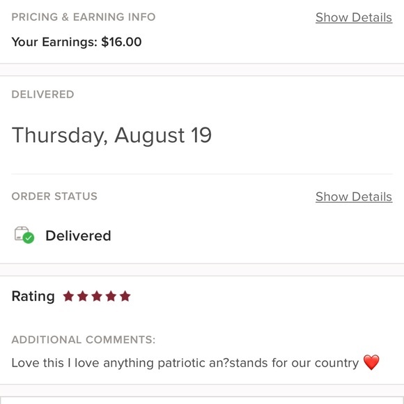 Red sweetheart Top - Picture 8 of 11